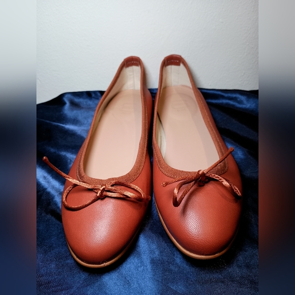 YOOX LEATHER BALLET FLAT Size 5 US/35 EU - Picture 10 of 10